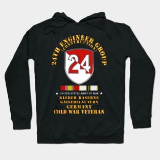 24th Engineer Group (Construction) - Kaiserslautern, Germany 1954 - 1972- w COLD WAR SVC X 300 Hoodie